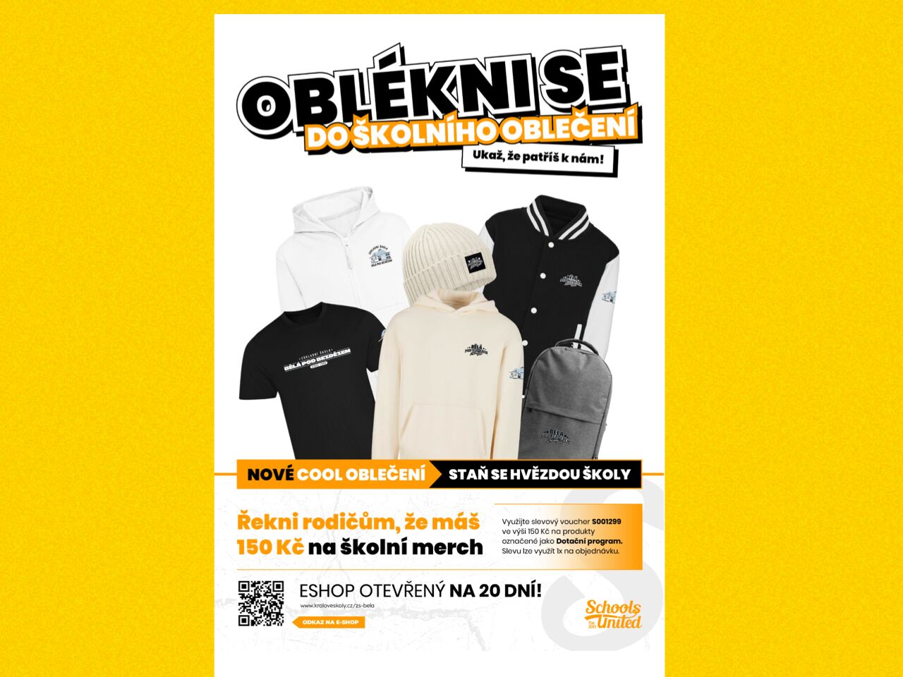 Originální školní merch!